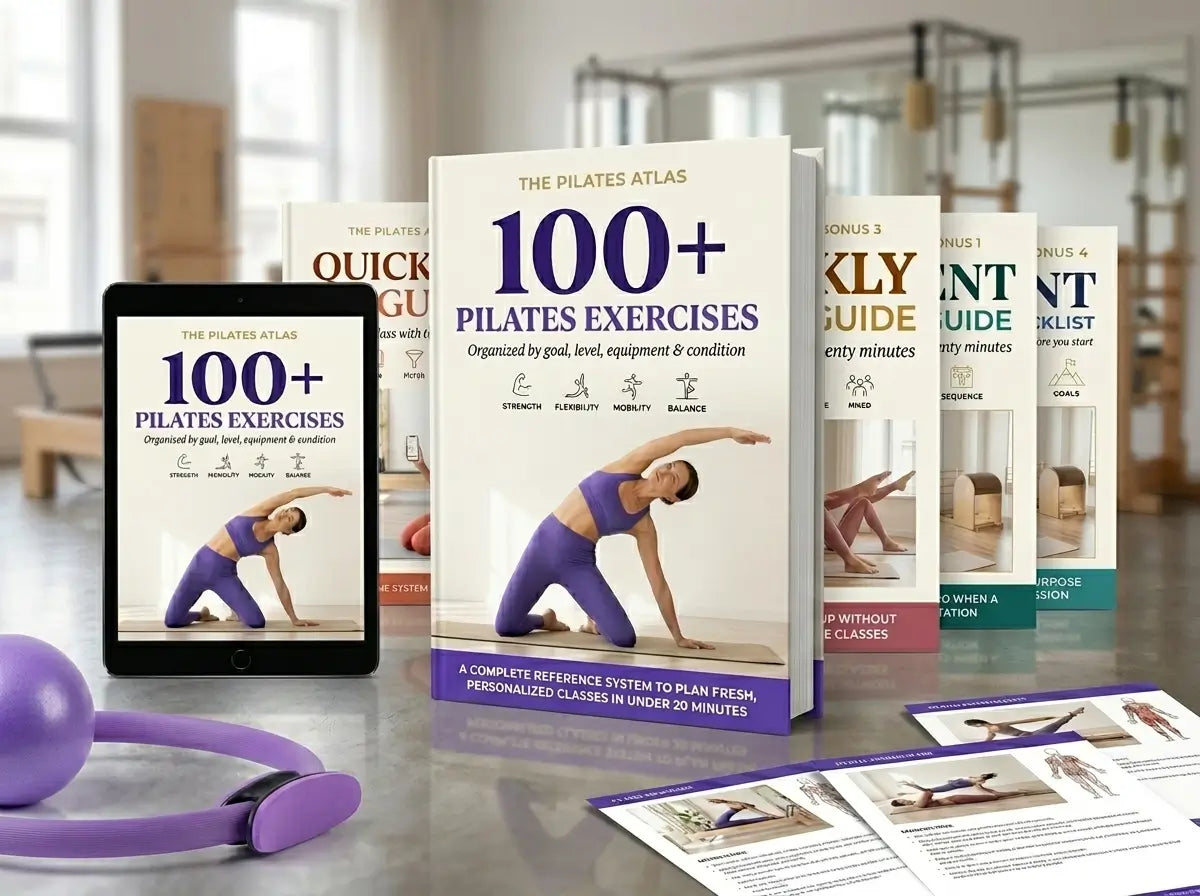 The Pilates Atlas +100 Exercises Organized by Goal, Level & Condition