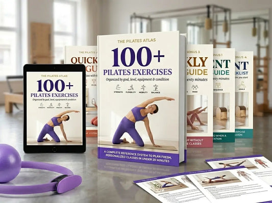 The Pilates Atlas +100 Exercises Organized by Goal, Level & Condition